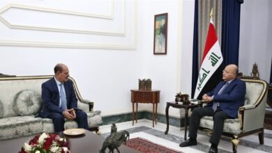 الرئيس العراقي يستقبل اللامي ويؤكد ضرورة توفير بيئة آمنة للعمل الإعلامي