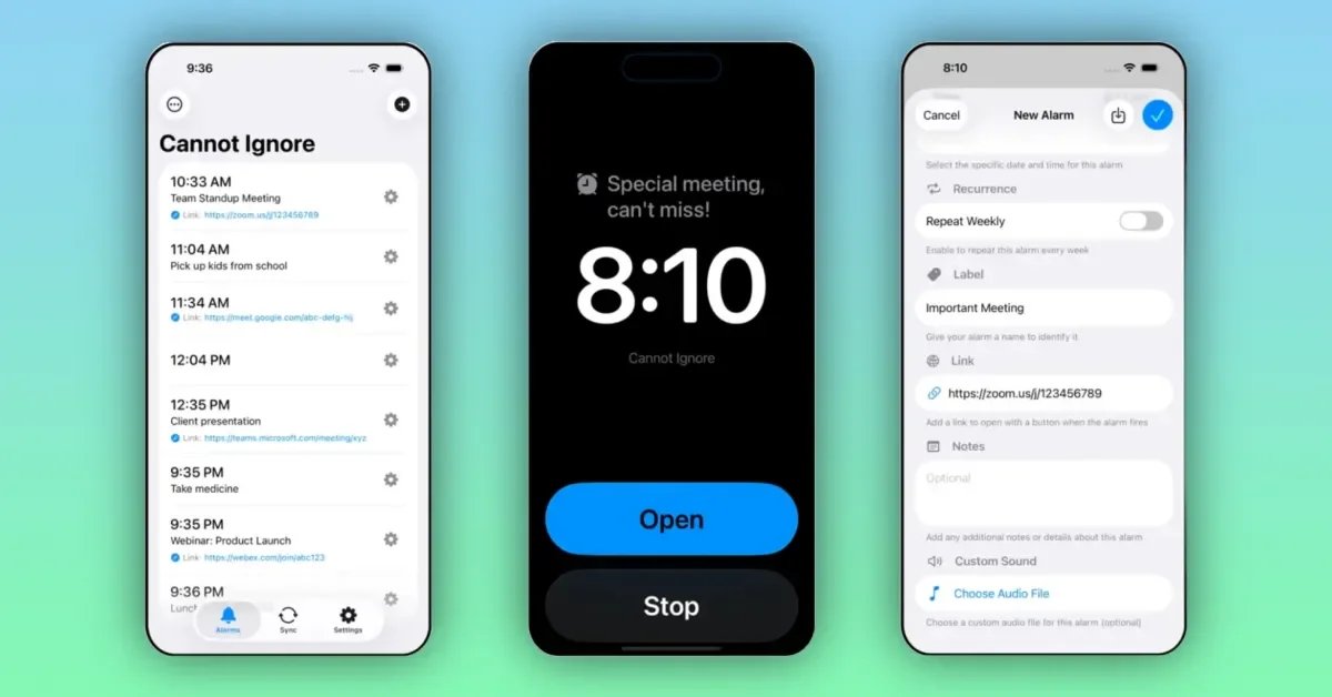 صورة مميزة: Indie App Spotlight يجلب خيار Cannot Ignore تنبيهات بملء الشاشة إلى التقويم الخاص بك والمزيد