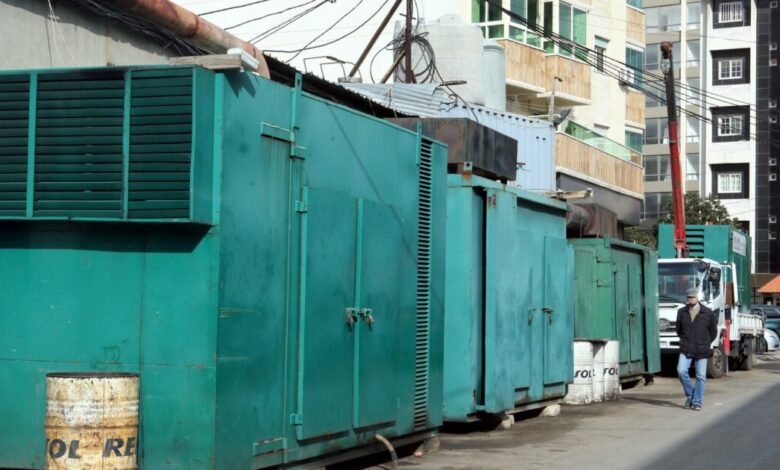 تعرفة مولدات آب ترتفع إلى 48,241 ليرة للكيلواط في المدن