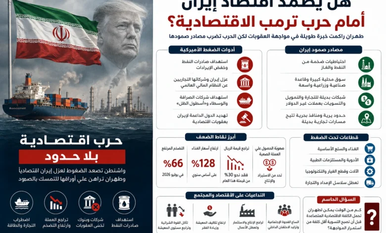 ضغط ترمب الاقتصادي على إيران: ما تأثيره على صادرات النفط؟