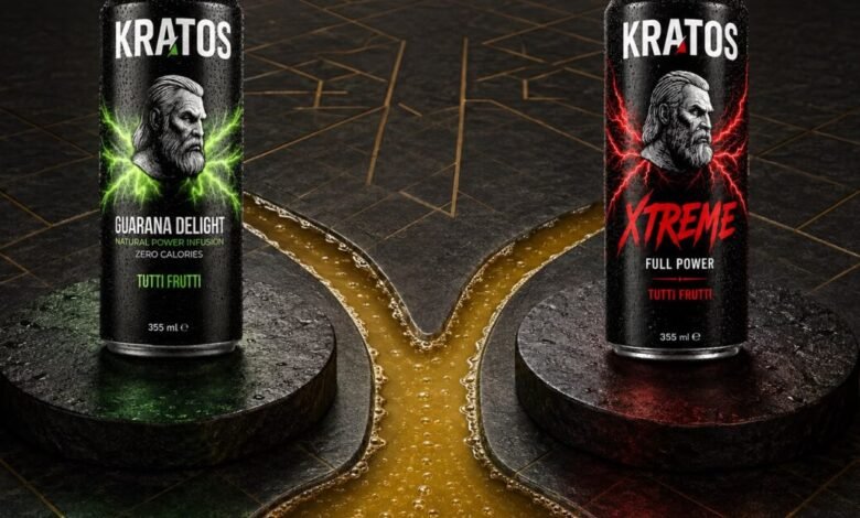 طرح KRATOS Guarana Delight الخالي من السكر وXTREME في السعودية