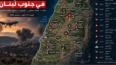 عاجل منصة اجواء:تصعيد ميداني واسع في جنوب لبنان: غارات وقصف مدفعي وتحليق مكثف للمسيّرات #انفوغراف